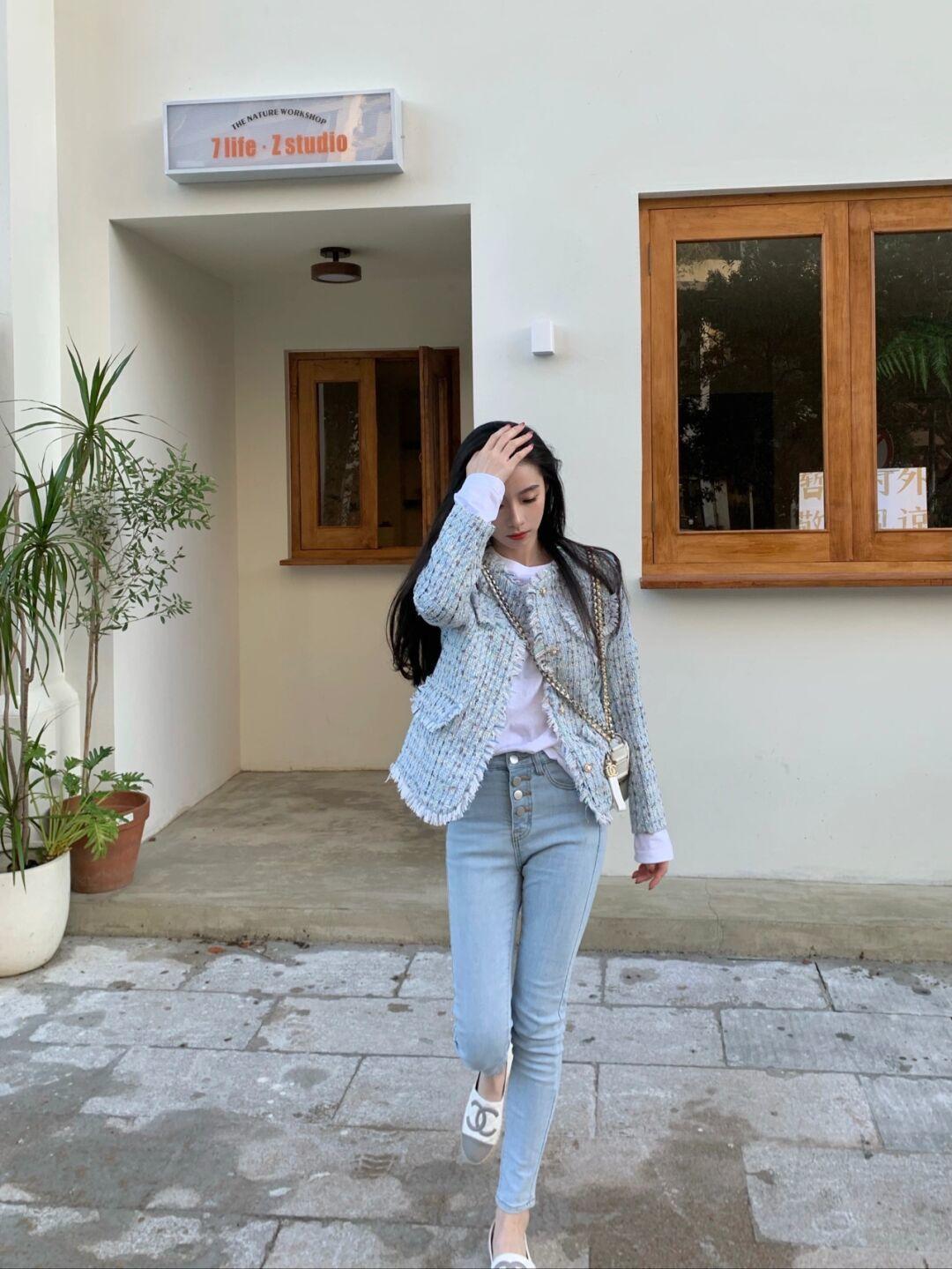 小香风外套|时髦精最爱的“小香风外套”到底有什么魔力?优雅高级,真的好美