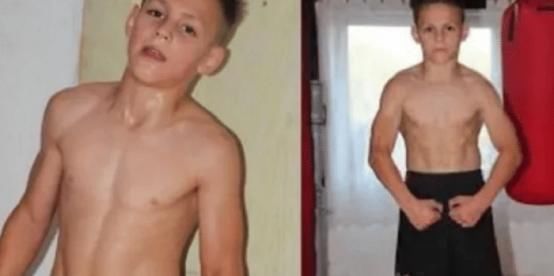 nostroe|还记得最强壮的小男孩吗5岁被誉为“小巨石强森”，健身十年如今成这样