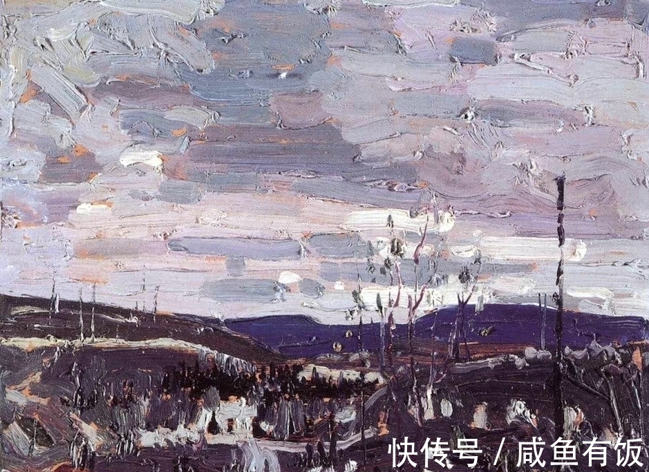 笔触!浓烈的色彩,激荡的笔触