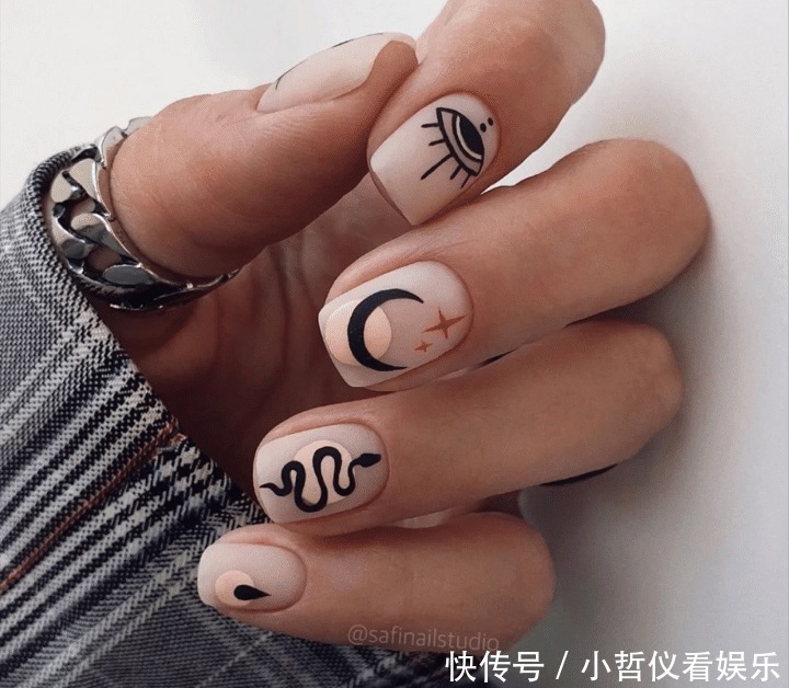 高级显白的磨砂美甲,喜欢磨砂的姐妹一定要看!