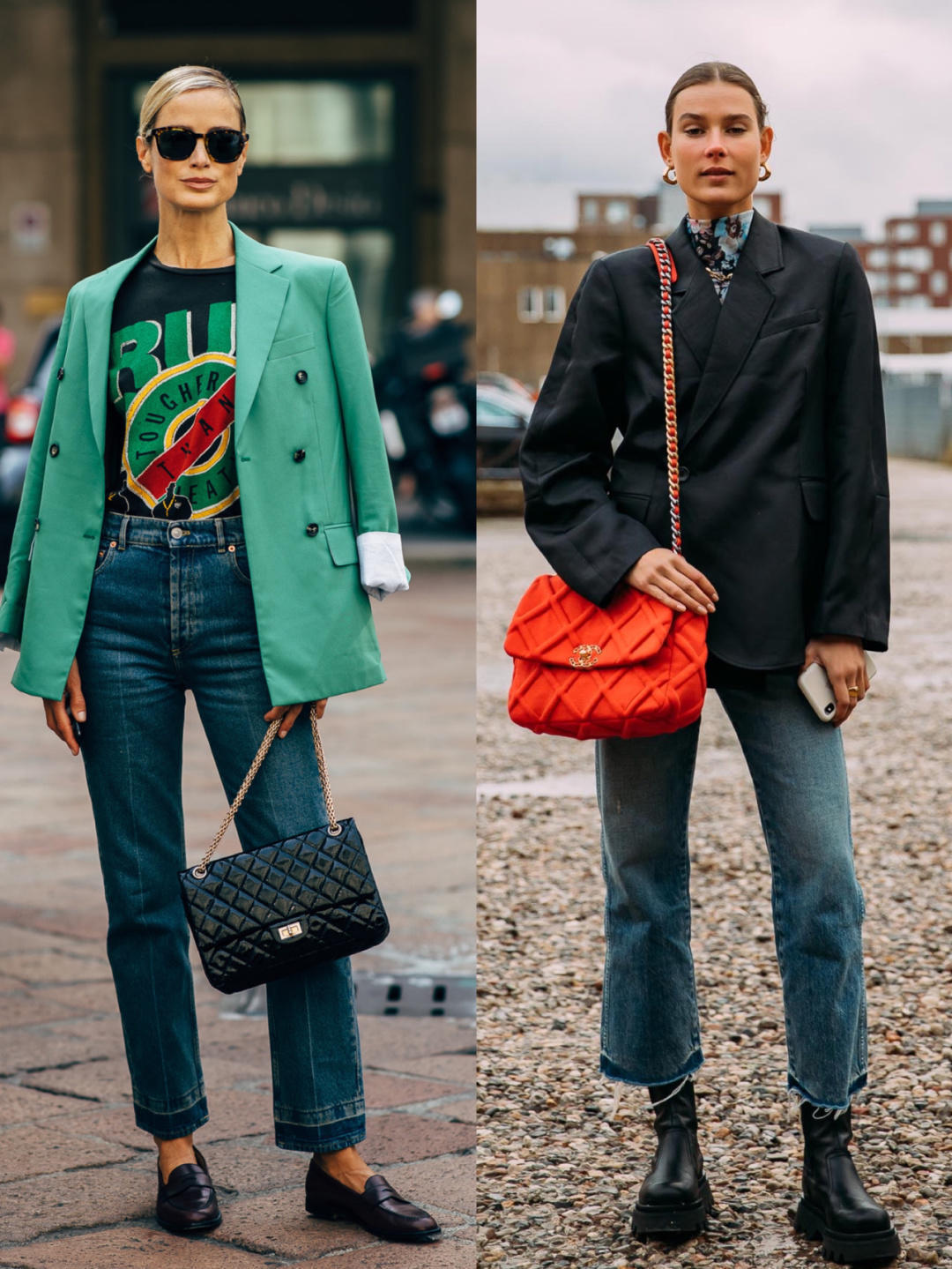 时髦|没人会告诉你,西服外套还可以这样穿,显高显瘦,干练又时髦