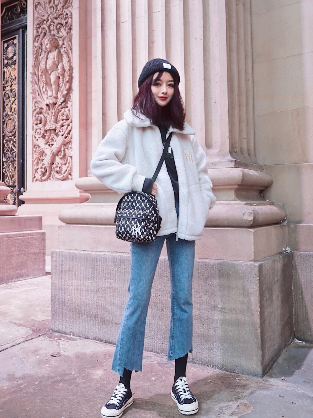 外套 暖和舒适的羊羔绒外套你get了吗?白色温柔大气,穿出软糯糯感