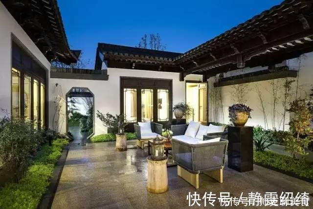 花园庭院|15个新中式“花园庭院”,如果我有院子,一定要设计成中式的