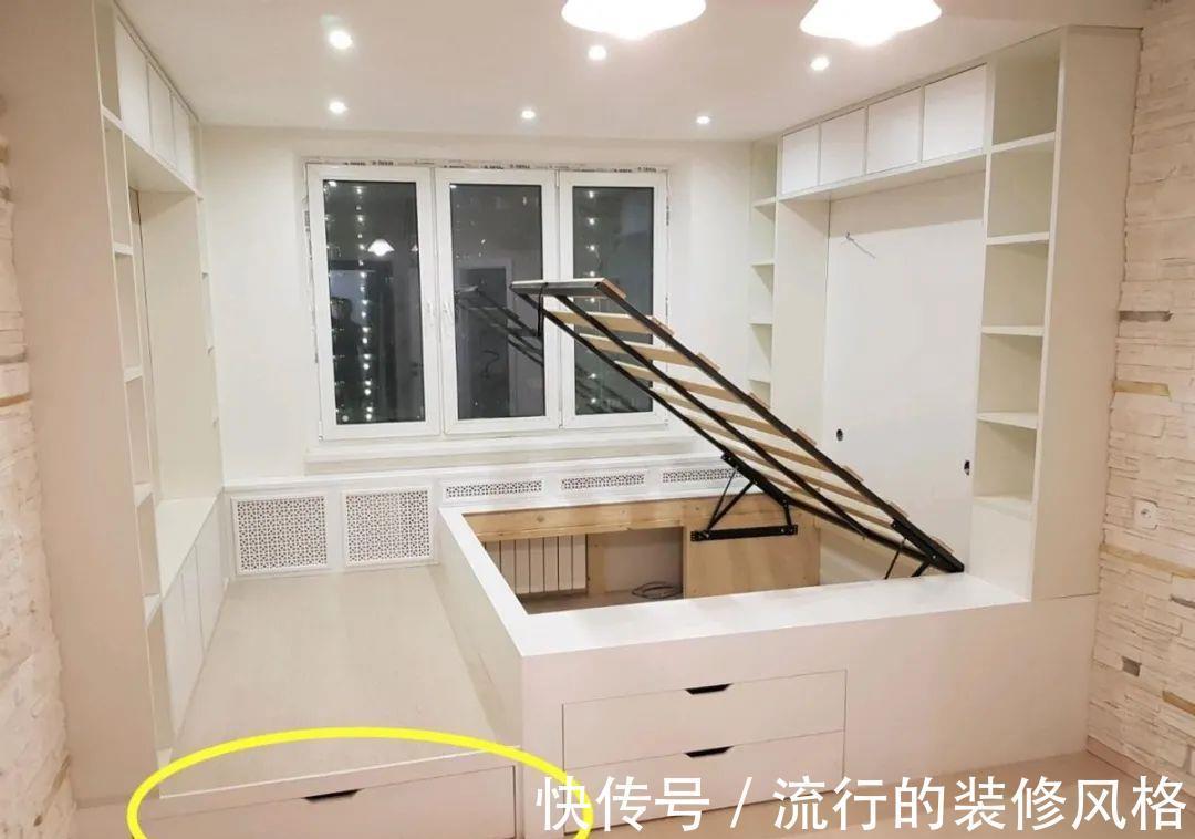 布局|榻榻米定制成“阶梯式”，比传统布局要考虑周到，也更美观实用！