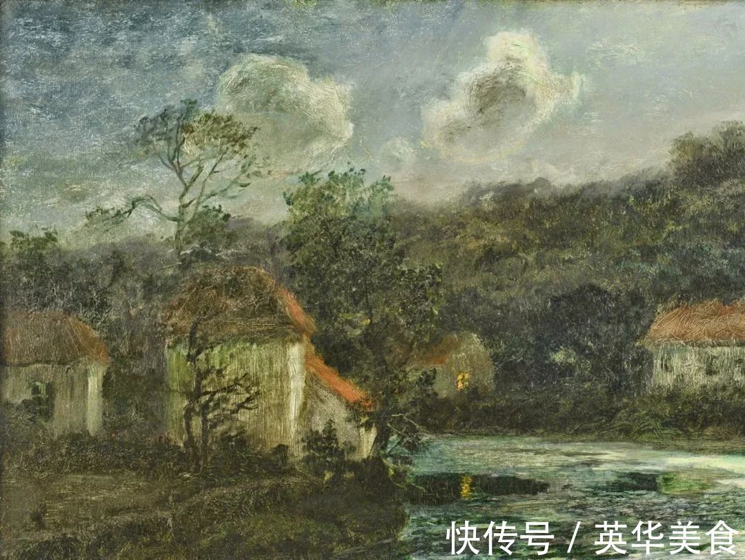 小溪|水与光的刻画,弗里茨的油画真是美妙至极