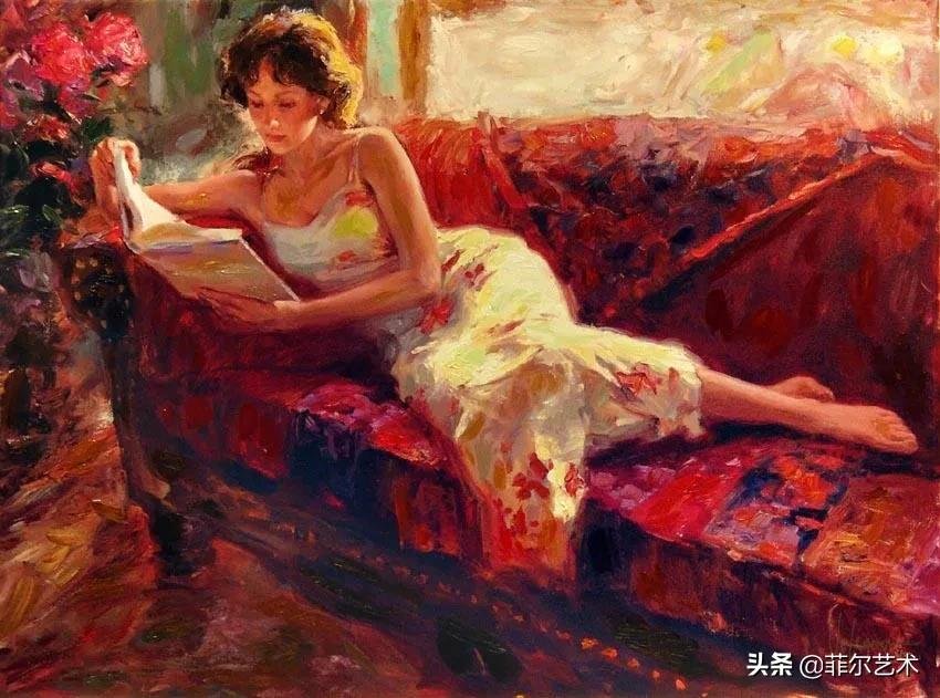 斯维尔德洛夫斯克|犹如花朵绽放，美得让人难忘~俄罗斯画家人物油画作品欣赏