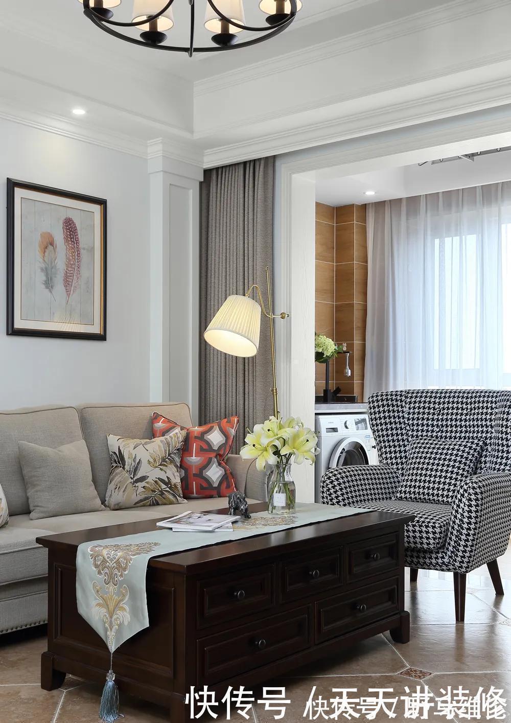 新房|127㎡现代美式风格新房装修,浪漫优雅简洁大方!