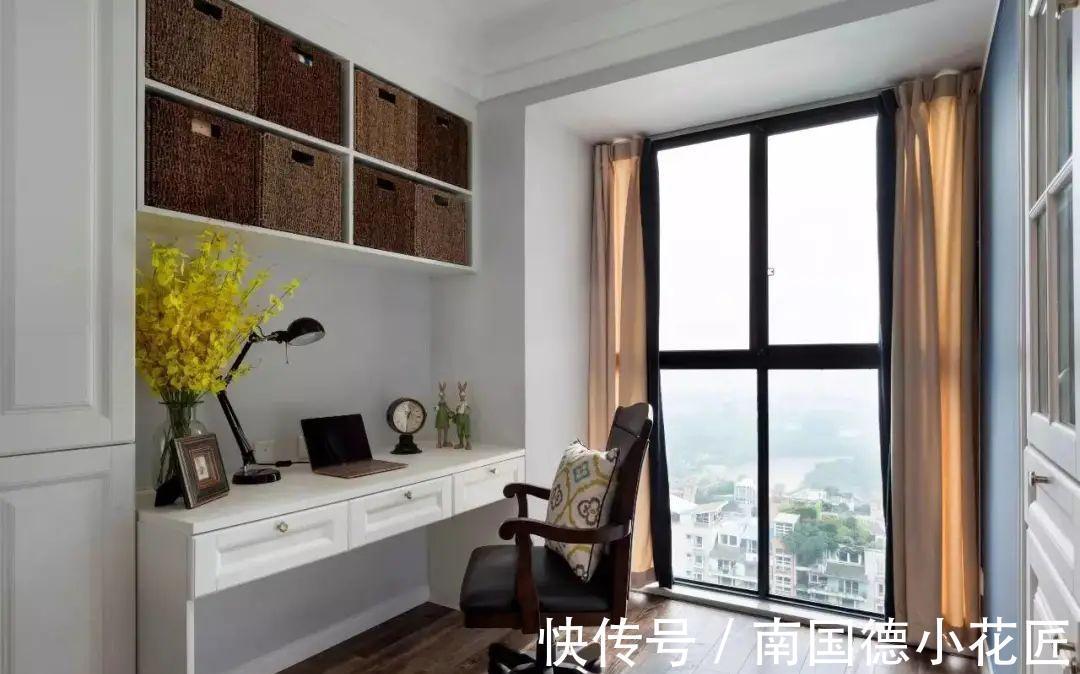 收纳|在上海买的新家,110平美式,朋友说一看我的小鼓凳就萌翻了!