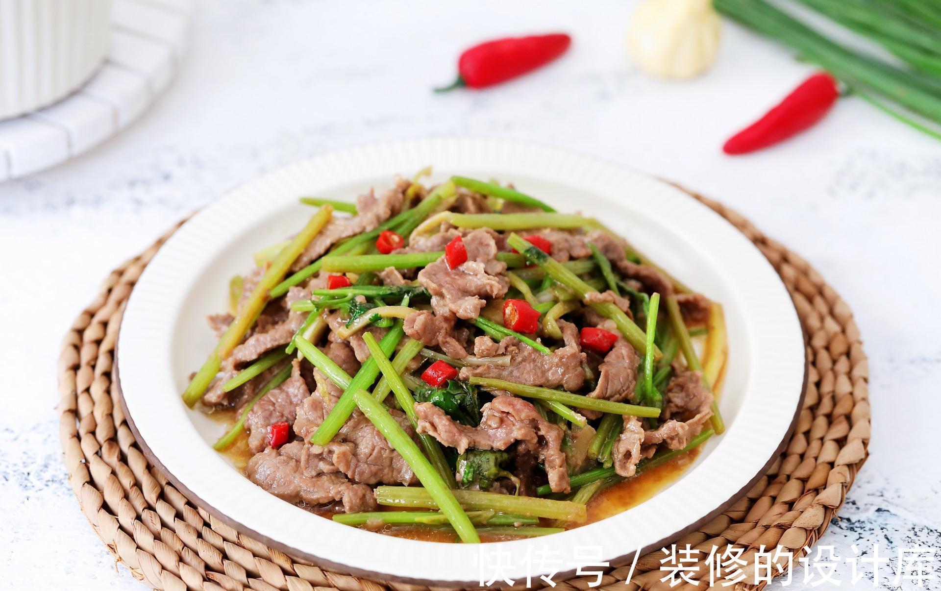 家常小炒牛肉，嫩滑爽嫩，秋冬营养菜