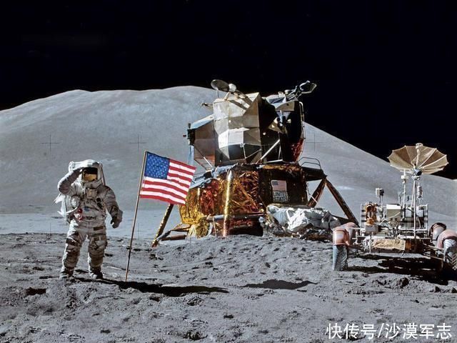 国旗 五星红旗月球升起，美国国旗再次遭质疑，嫦娥之父道出登月真相