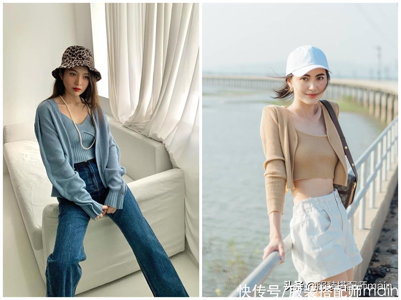 搭配|肉肉女生穿吊带显胖又显壮?那是你没看过这三个搭配思路