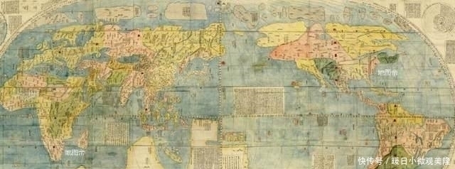 明朝|清朝烧掉的明朝世界地图,来看看画的如何