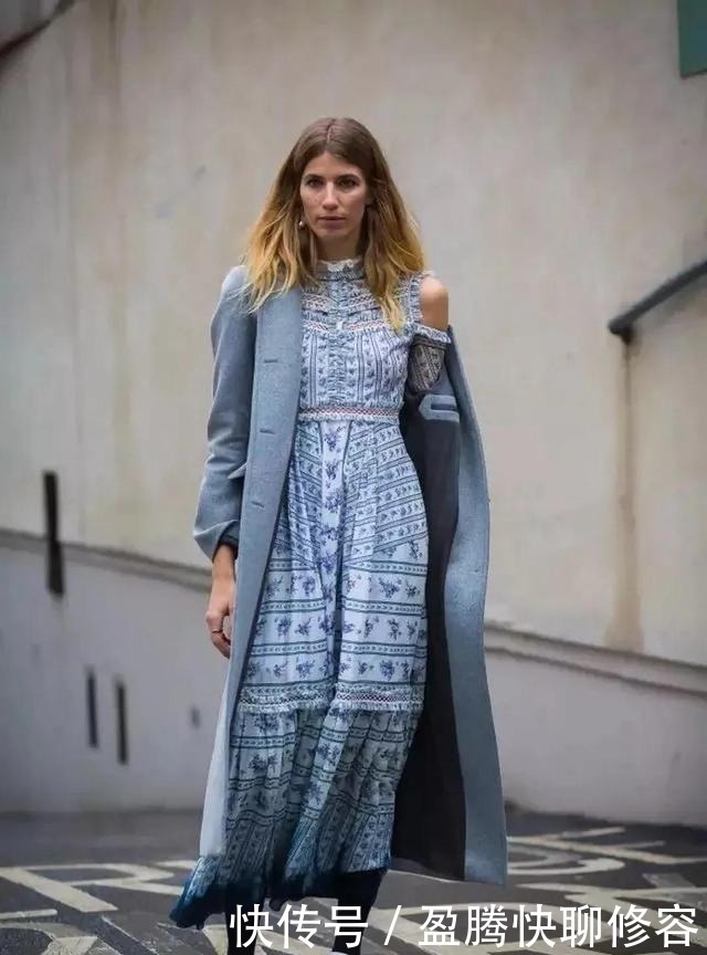 互搭|大衣+裙子=冬天最优雅的女神装