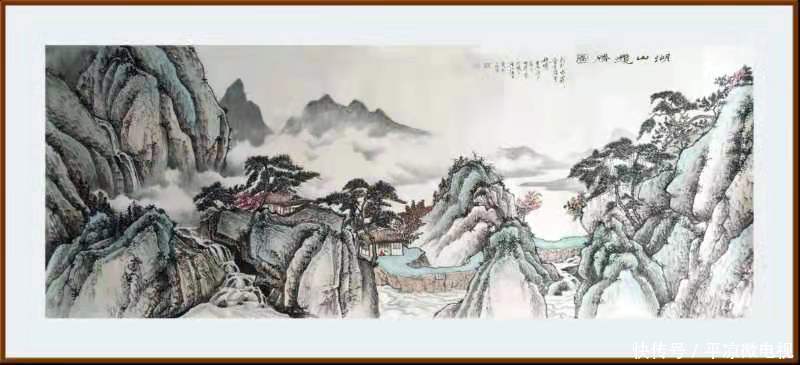 刘雪琴女士山水画深得陈泊清老师手授口传之下进步很快