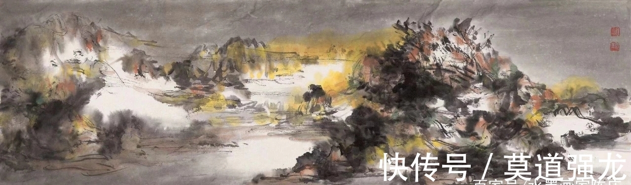 水墨|刘思东水墨山水画,看似随心所欲的洒脱,却有无尽的笔墨意蕴