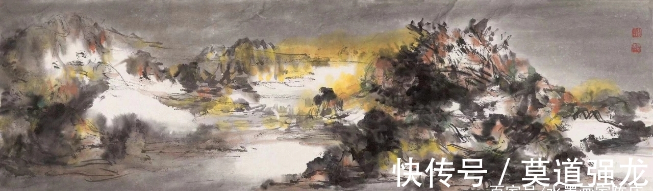 水墨|刘思东水墨山水画，看似随心所欲的洒脱，却有无尽的笔墨意蕴