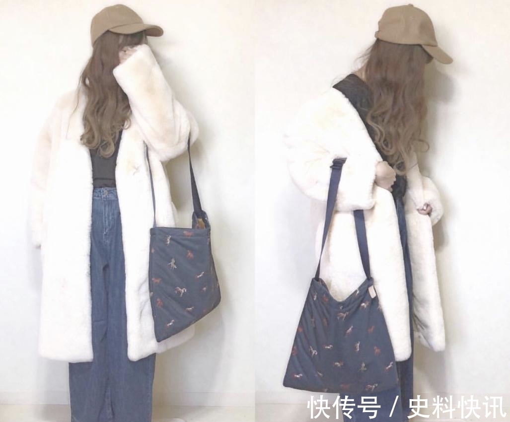羊羔毛|谁说过年一定要穿红色?小个子女生过年这样穿,比红色更耐看