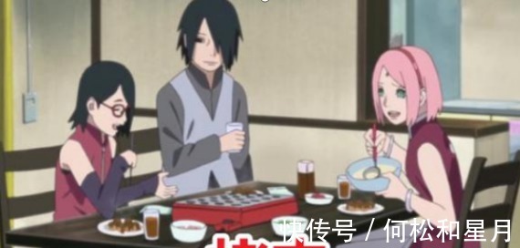 雏田|火影忍者家庭伙食鸣人吃雏田煮的沙拉拌饭,佐助吃小樱做的烤肉