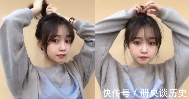 少女感|想让“烂校园”丸子头更好看?这才是正确扎法,简单少女感爆棚!