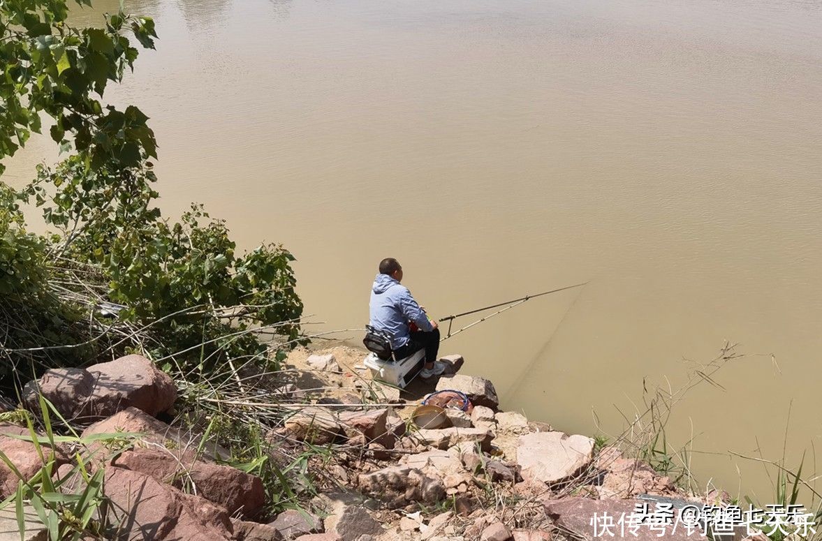 五一小长假成群钓鱼人在黄河边“撒欢”，“黄辣丁”也来凑热闹了