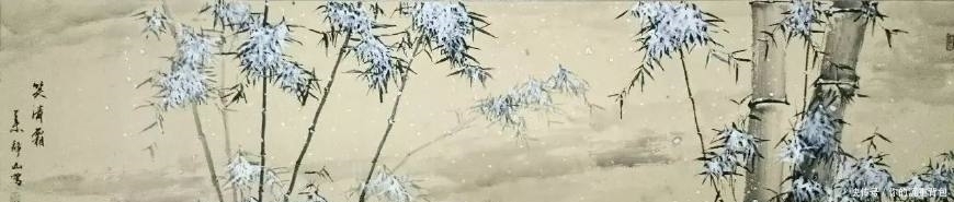 冷军的油画竹子和90后大叔池静山笔下的墨竹,你更喜欢哪个呢