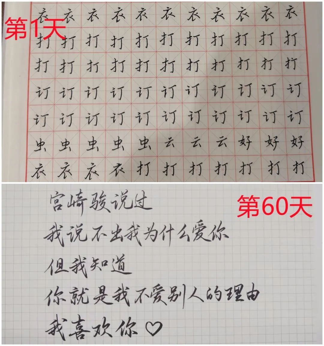临摹$练字干货，临摹就是对着字帖抄吗？看完你一定会有收获！