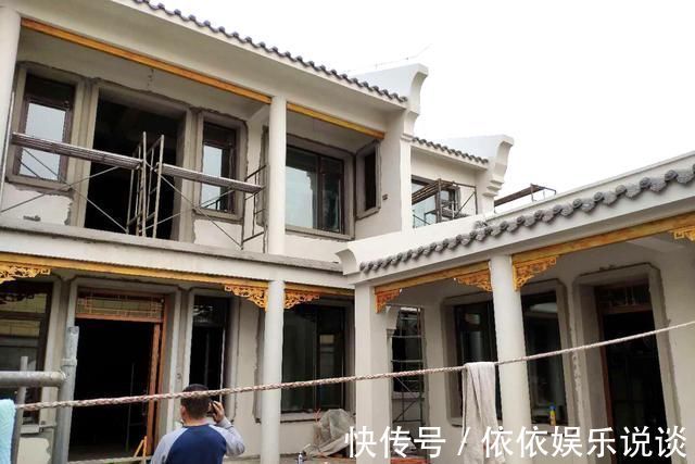 施工|晒晒我农村66万建的中式三合院,1座房子6个庭院,这才叫生活