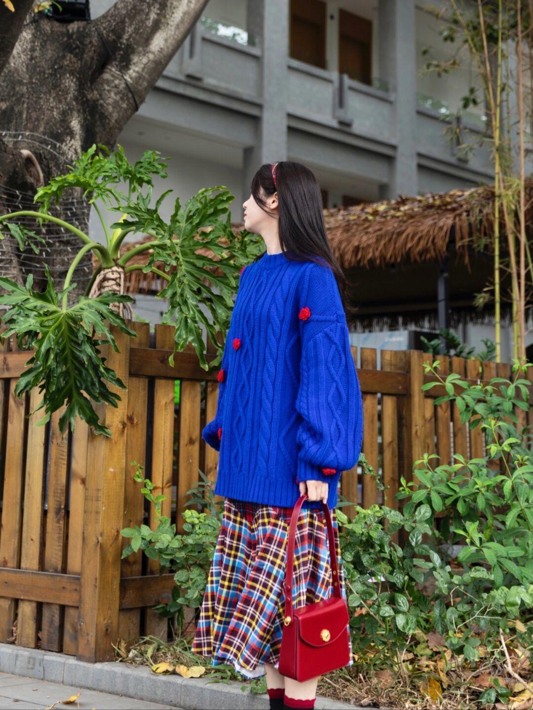 拉链|衣品好的女人,冬季都少不了“毛衣”的搭配,气质爆表