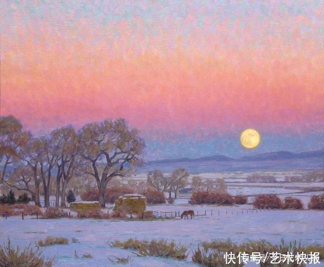 绘画@美国现实主义画家查尔斯穆恩奇油画作品欣赏