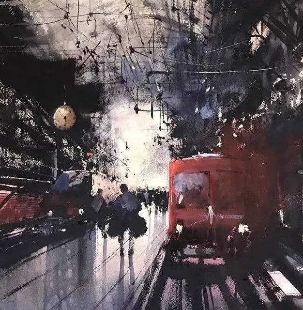 艺术家!世界上最有激情的水彩艺术家,这才是真正的水彩大师!