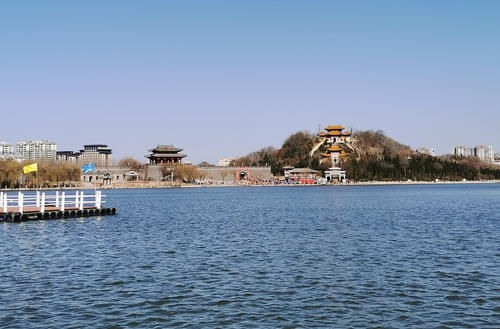 东阿洛神湖湿地公园成春节“打卡”好去处