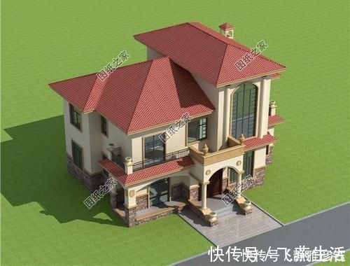 全家|高档农村二层别墅,时尚轻奢范,给全家人争光