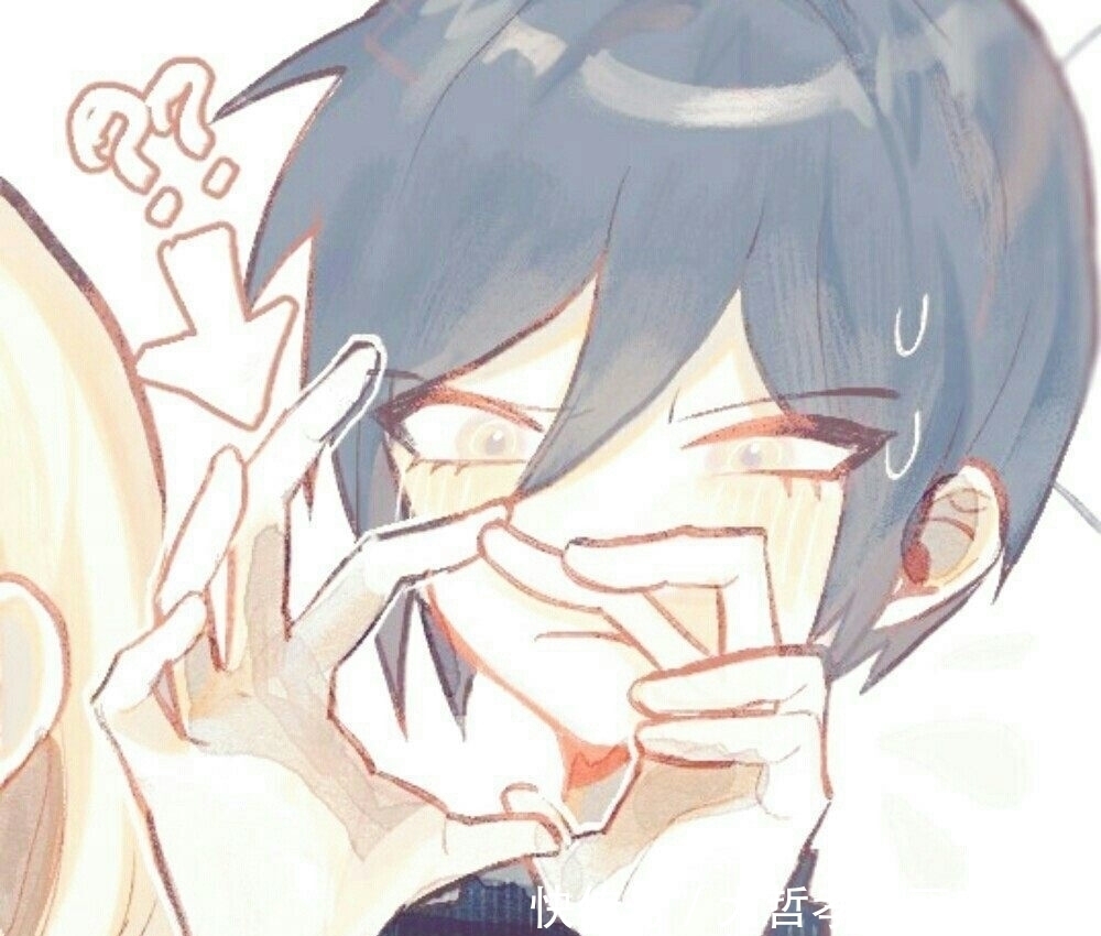 天蓝|甜丧·低糖·动漫情头:愿雾尽天蓝,为你把发绾。