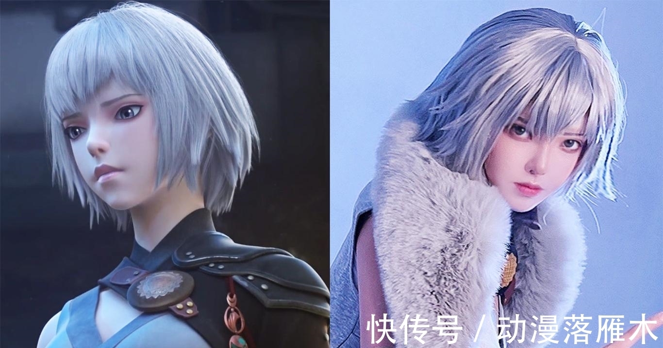 冉冰|小姐姐们COS《灵笼》白月魁,秒碎次元壁,这是真人版手办吧?