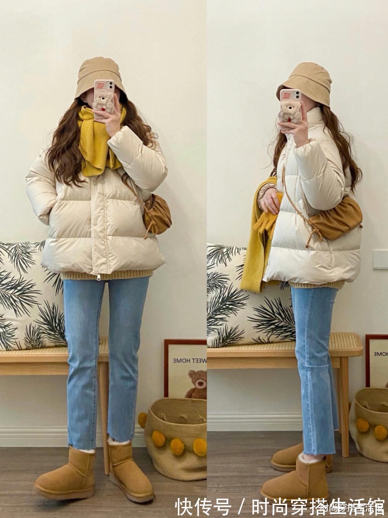 模板 这才是30+女人冬季穿搭模板,简约时尚又气质,照着穿就对了