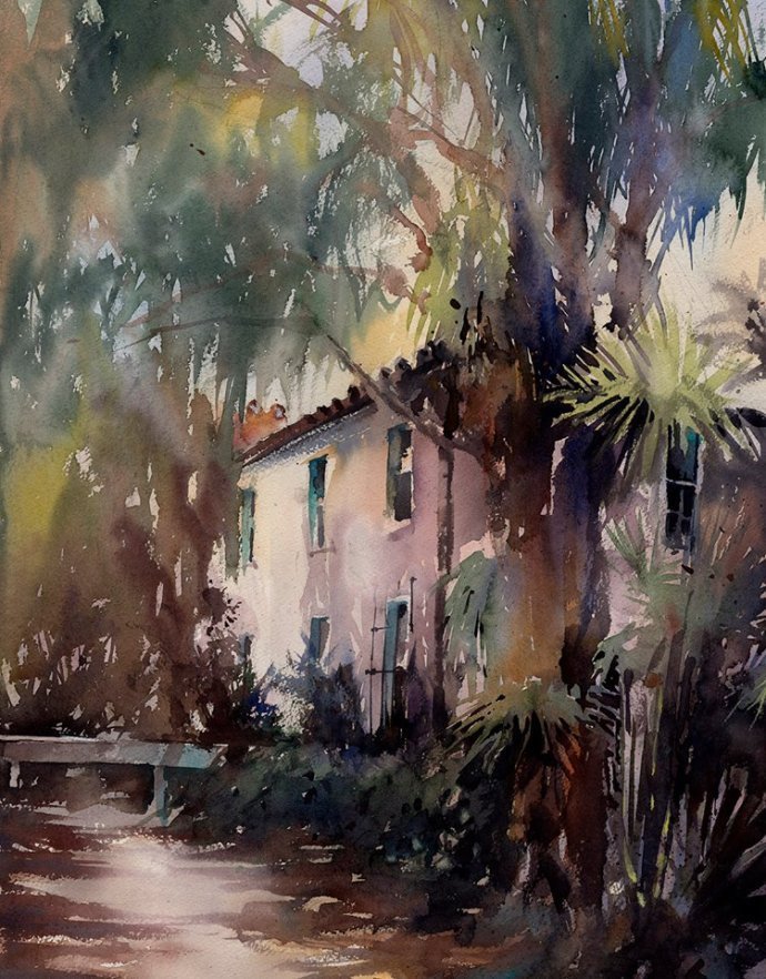 弗拉迪斯拉夫!印象水彩/美国当代艺术家弗拉迪斯拉夫水彩作品