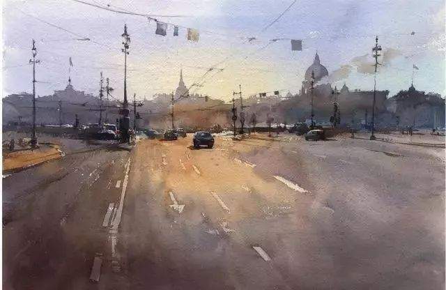 风景|风景诱人!这样的水彩作品,怎能不爱?