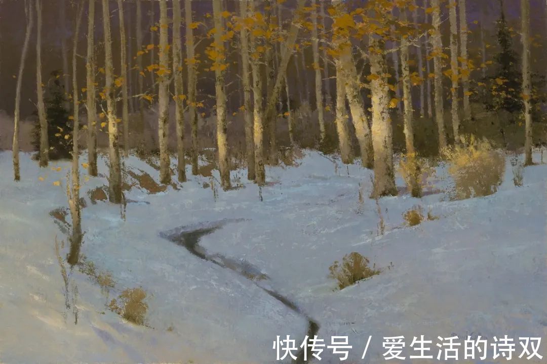 卢伯克$大卫·格里芬的风景油画高清图,放大看,更迷人