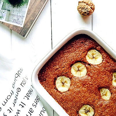 香蕉布朗尼蛋糕