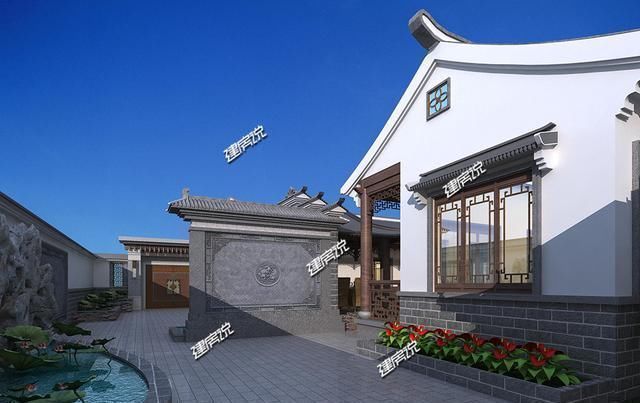 别墅|四合院别墅才是中国最美的房子,这样设计,美呆了