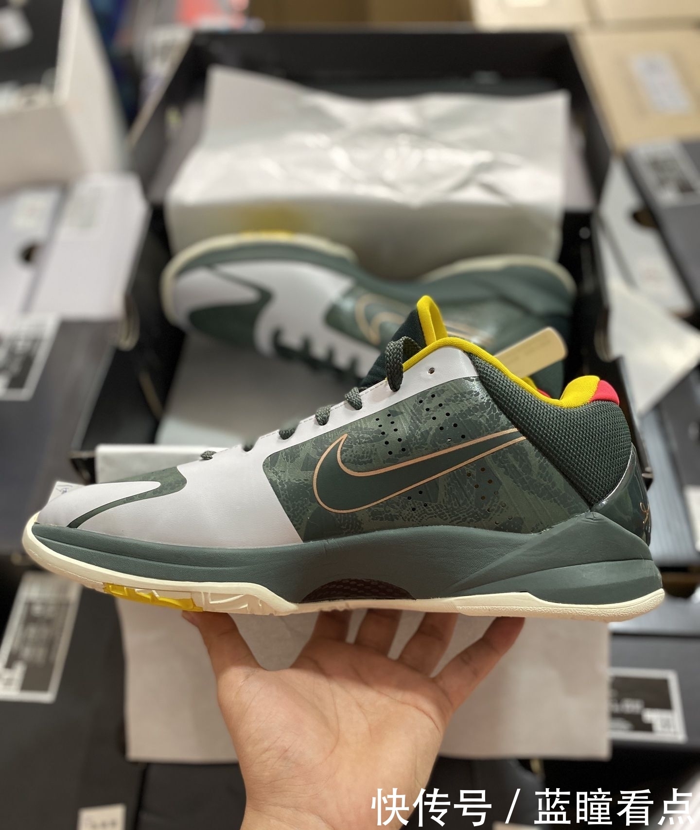 要想生活过得去,脚底总得带点绿!Kobe 5森林绿配色开箱测评