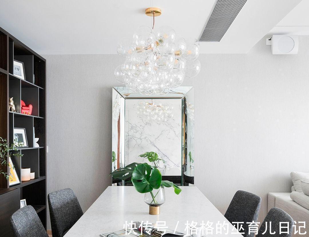 卧室|110平高层住宅,莫兰迪色为空间注入灵魂,这才是婚房该有的样子