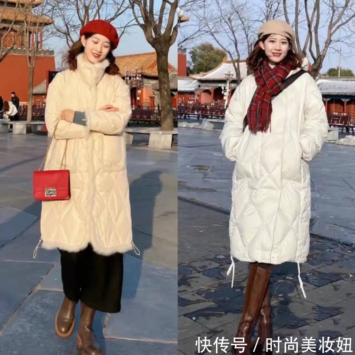 单调感 “羽绒服”这么穿太好看了,保暖实用又时髦,照着穿美翻了