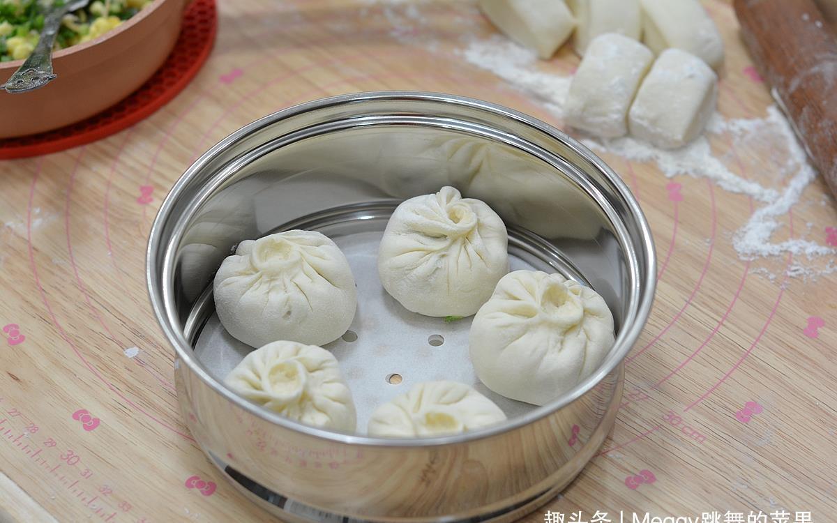 韭菜|早餐想吃新鲜暄软包子，无需二次发酵，现做现吃30分钟全搞定