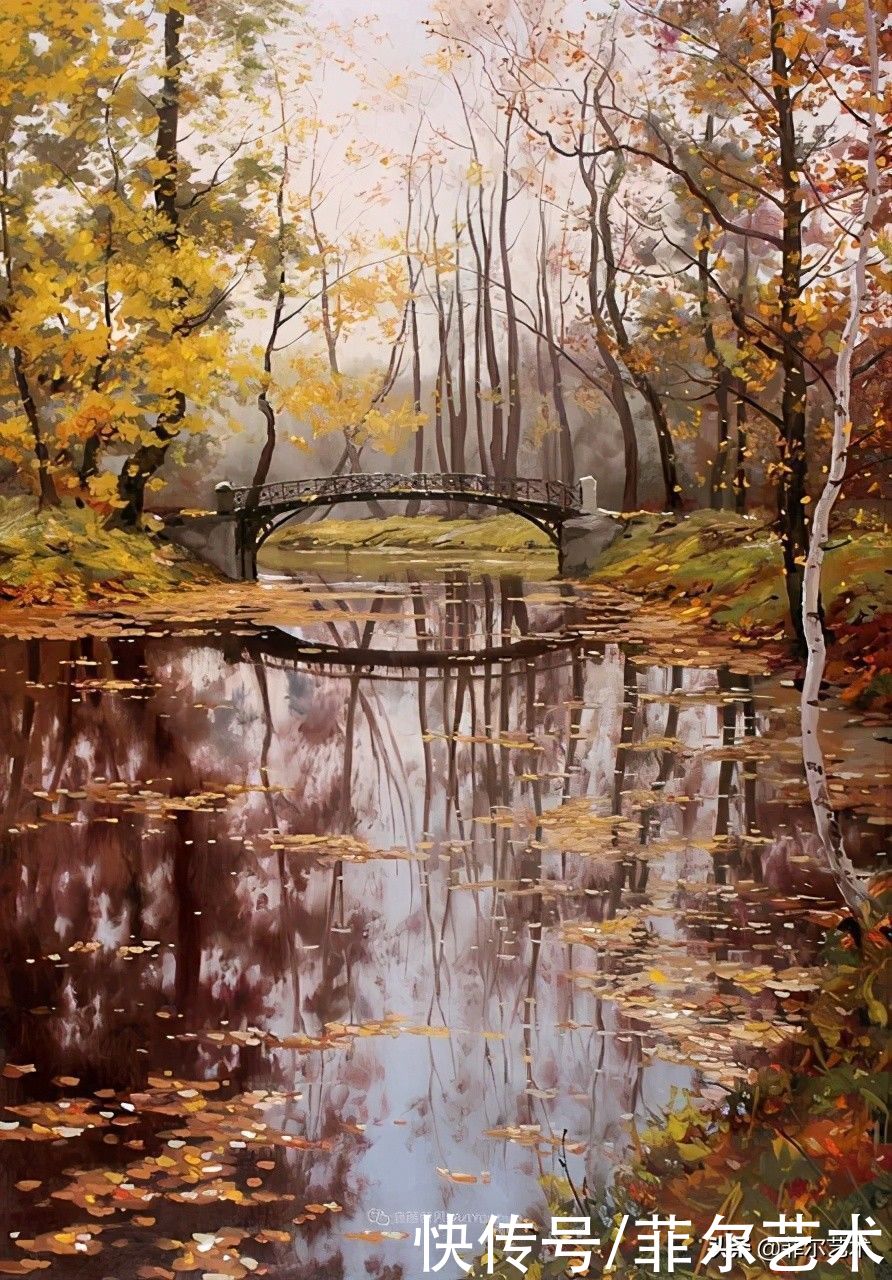 油画|「风景油画」安静的风景，唤醒了人们美好的感觉和回忆