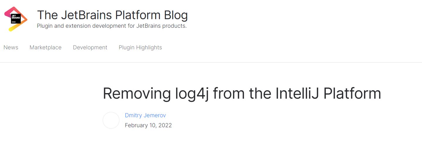 JetBrJetBrains 宣布：IntelliJ 平台彻底停用 Log4j 组件