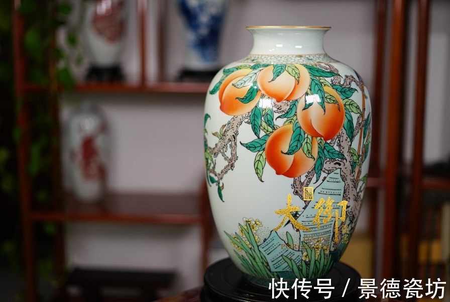 江西省#大御瓷器江月光——中国陶瓷艺术大师陆如关门弟子,当之无愧的古彩顶流!