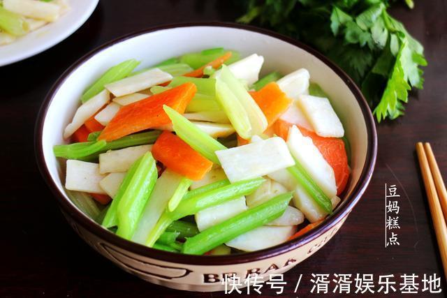 又一道纯素小炒,山药炒西芹的做法,营养健康,多吃还不怕胖