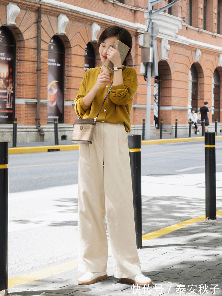 实操 真正会穿衣的女人,不会拒绝“奶奶衫”!温柔大方,沉稳又高级!