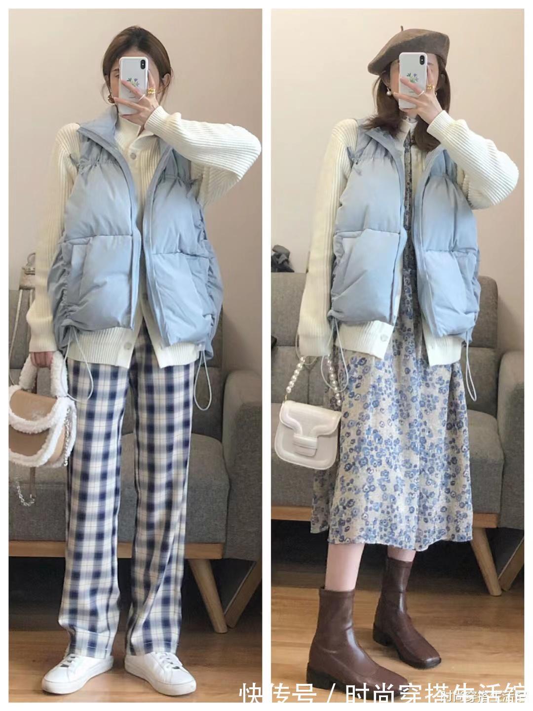 羽绒服|“羽绒服+半裙”才是秋冬王炸搭配,掌握这4个法则,美出新高度